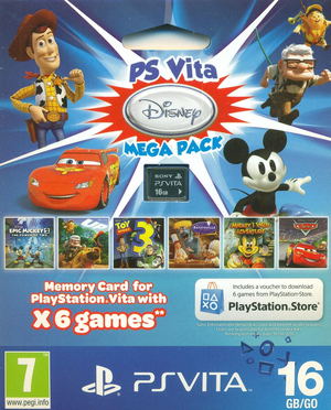 PS Vita Mega Pack Disney (Includes 6 Games and 16GB Memory Card)_