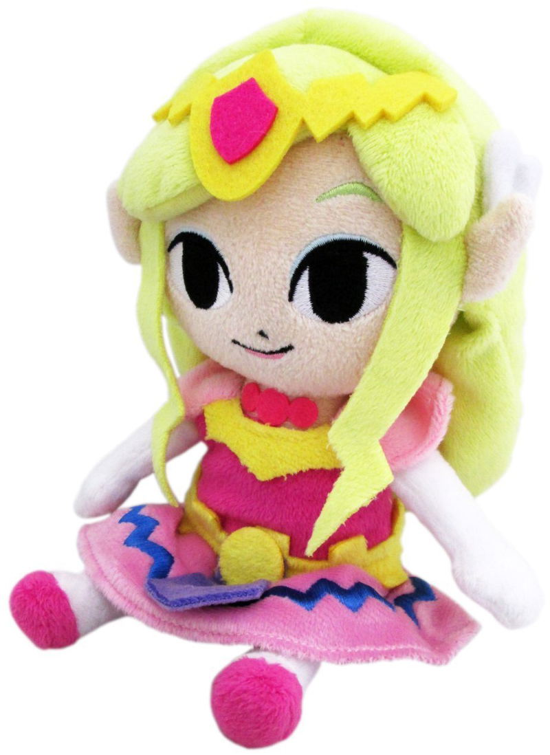 The Legend of Zelda The Wind Waker HD Plush: Princess Zelda (Small) image 1