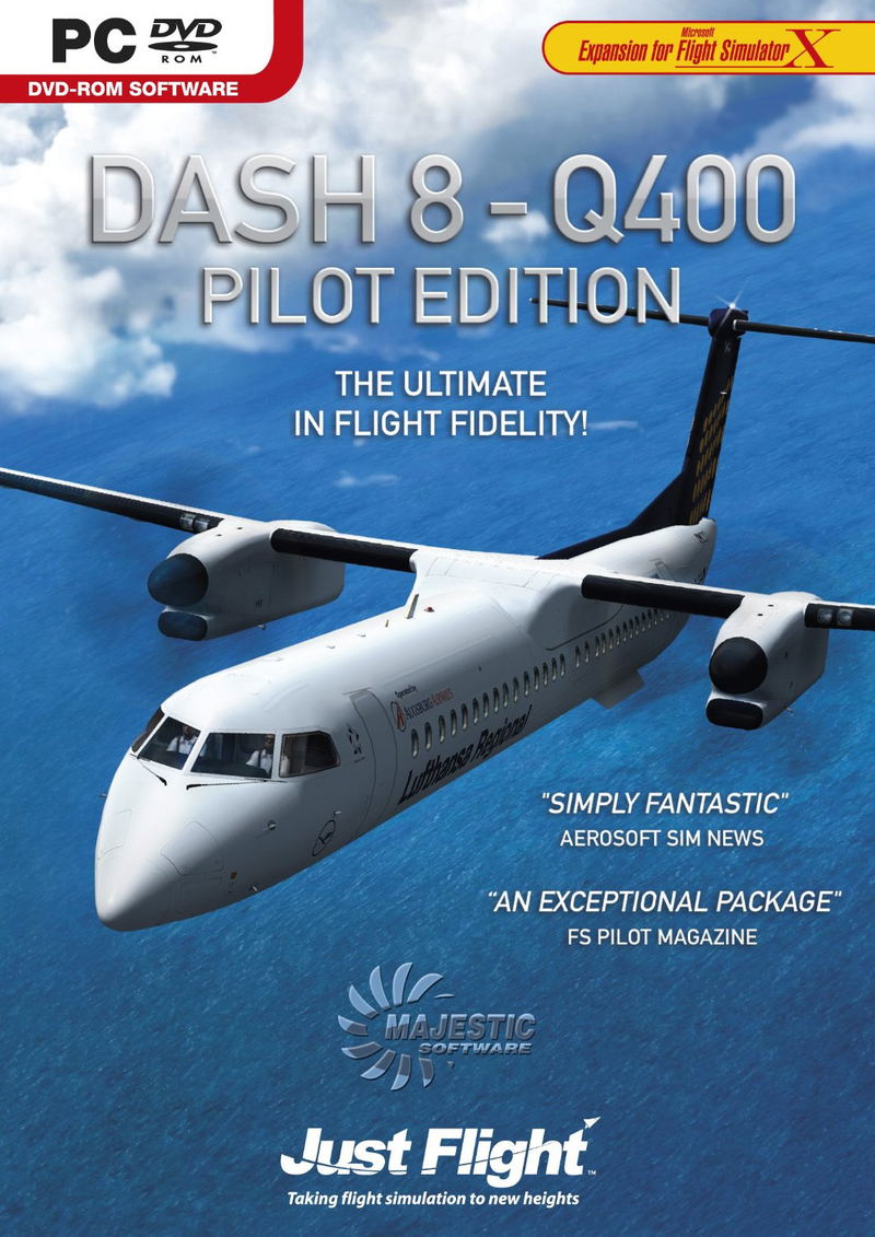Dash 8 - Q400 Pilot Edition for FSX (DVD-ROM) image 1