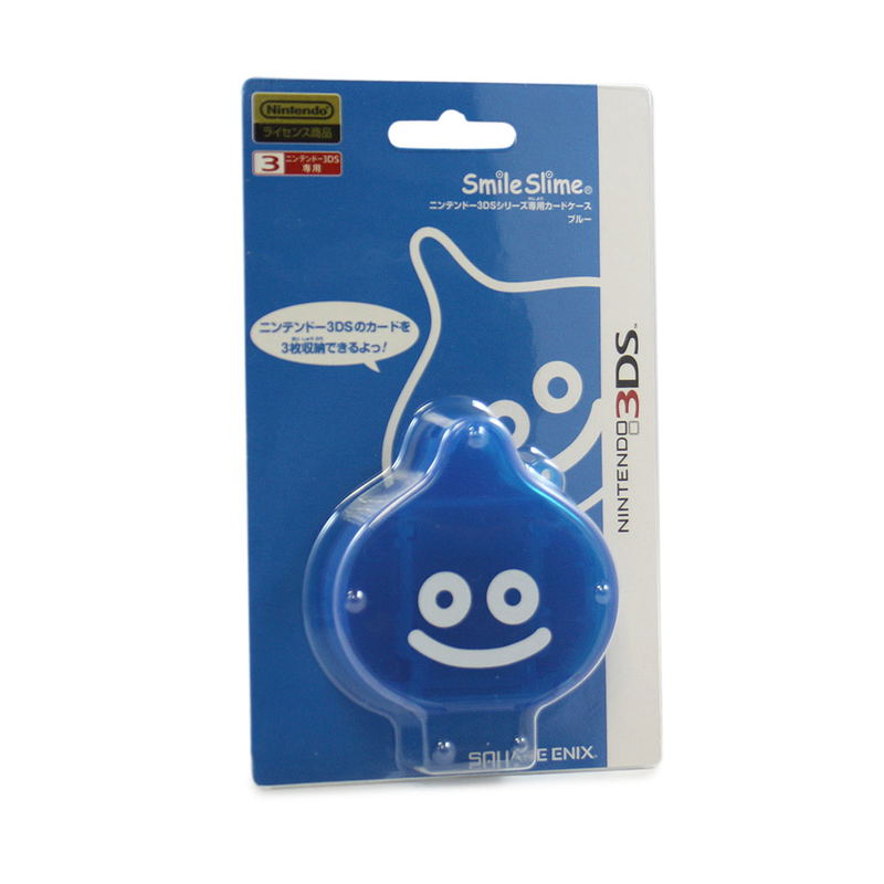 Smile Slime 3DS Card Case (Blue) for Nintendo 3DS, Nintendo 3DS LL