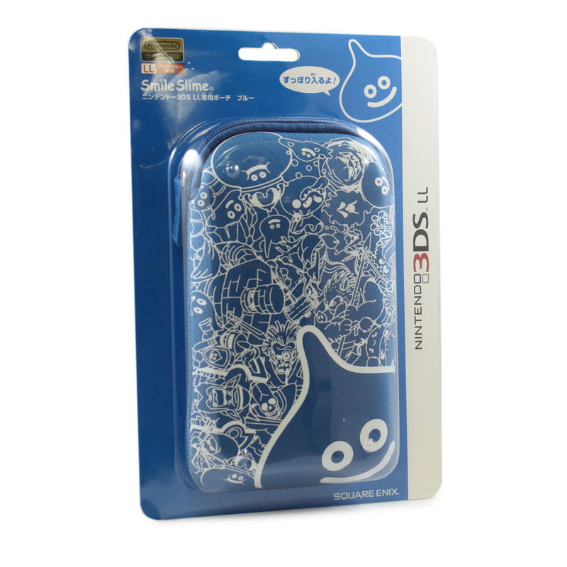 Smile Slime Pouch for 3DS LL (Blue) image 1