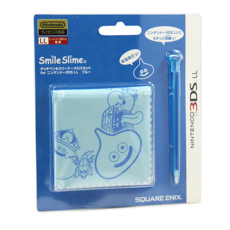 Smile Slime Touch Pen & Cleaning Cloth Set (Blue) image 1