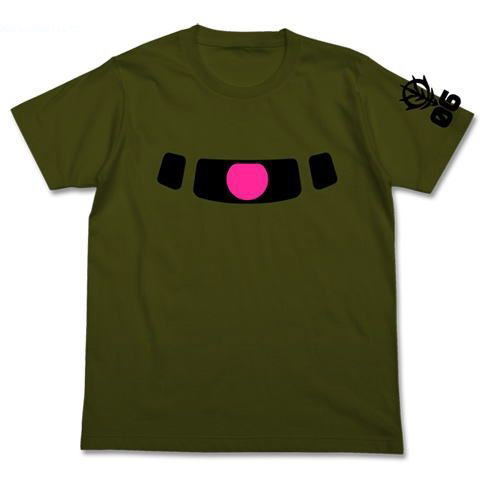 Mobile Suit Gundam Zakumono Eye Luminous T-shirt (Moss | Size S) image 1