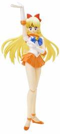 S.H.Figuarts Sailor Moon Non Scale Pre-Painted PVC Figure: Sailor Venus thumbnail 1