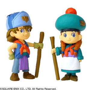 Dragon Quest Monsters 2: Iru to Ruka no Fushigina Fushigina Kagi + 15th Anniversary Special Figure Iru to Ruka Set_