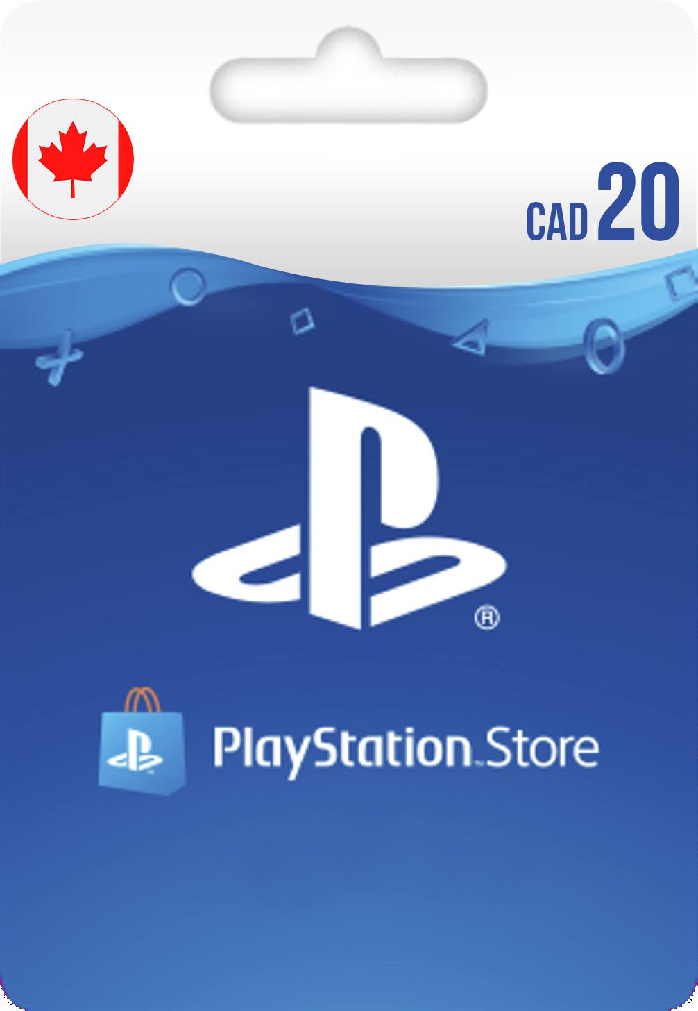 PSN Card 20 CAD | Playstation Network Canada for PSP, PS3, Go, PS Vita, PS4, PS5