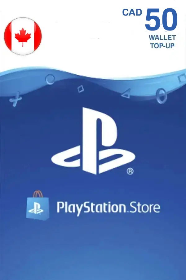 PSN Card 50 CAD | Playstation Network Canada digital — Import Game Deal
