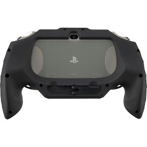 Rubber Coat Grip for PlayStation Vita Slim (Red)