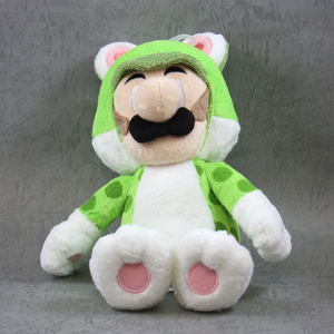 Super Mario 3D World Plush: Cat Luigi (S) (Re-run)