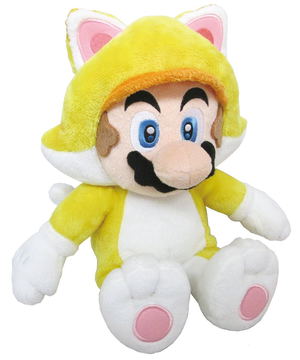 Super Mario 3D World Plush: Cat Mario (M) (Re-run)_