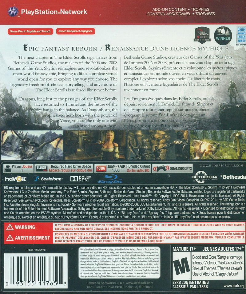 The Elder Scrolls V: Skyrim (Greatest Hits) image 2