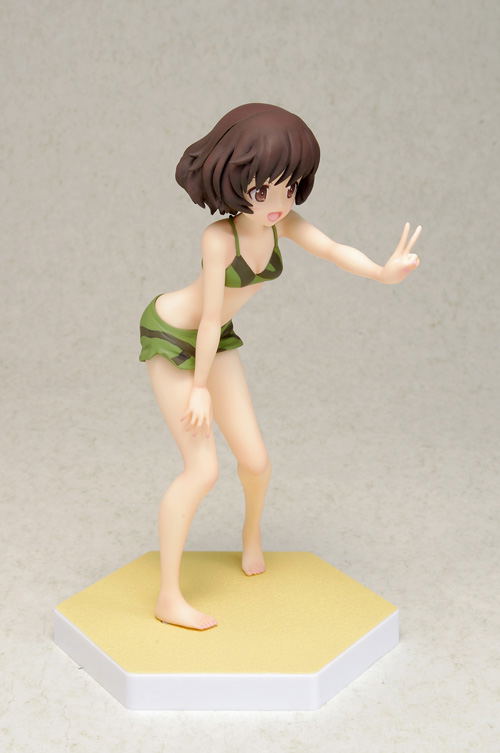 Beach Queens Girls und Panzer 1/10 Scale Pre-Painted Figure: Akiyama Yukari (Re-run) image 4