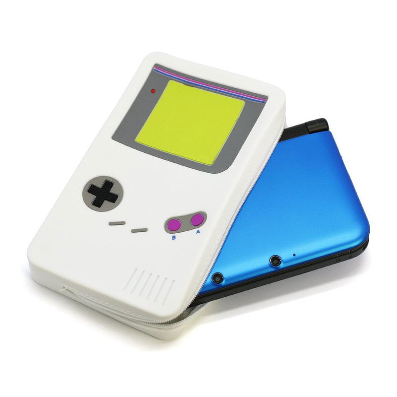 Retro Silicone Pouch for 3DS LL (GB White) image 4