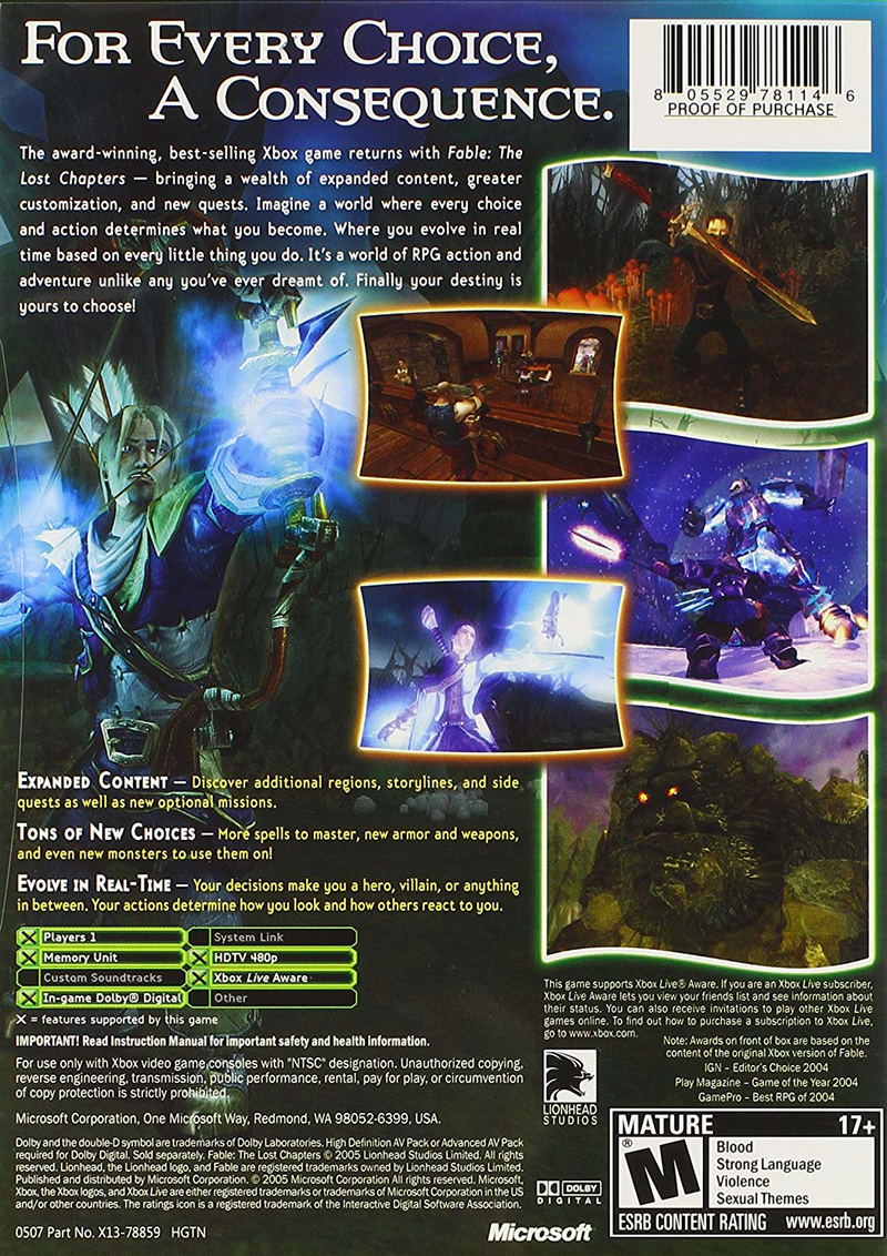 Fable: The Lost Chapters (Platinum Hits) image 2