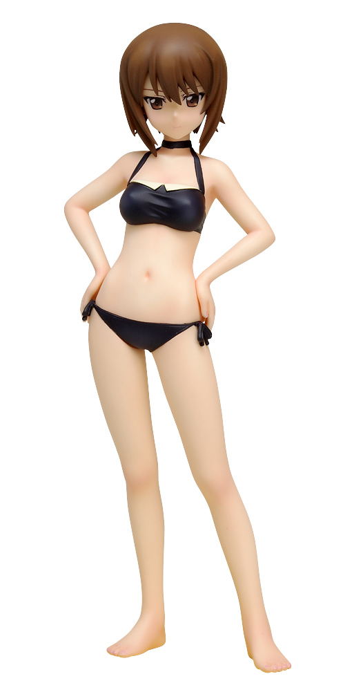 Beach Queens Girls und Panzer 1/10 Scale Pre-Painted Figure: Nishizumi Maho  (Re-run)