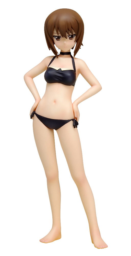 Beach Queens Girls und Panzer 1/10 Scale Pre-Painted Figure: Nishizumi Maho (Re-run) image 1