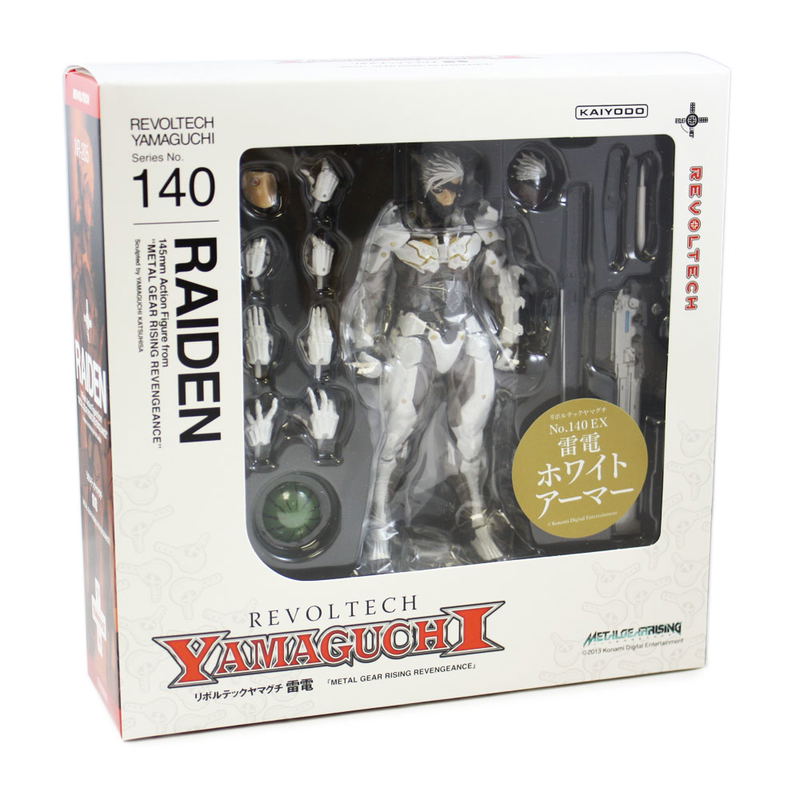 Revoltech Yamaguchi Series No.140EX Metal Gear Solid Rising Revengeance: Raiden White Armor image 9