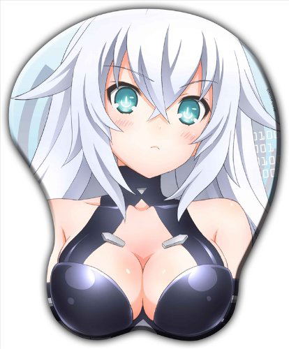 Hobby Japan Hyperdimension Neptunia Mouse Pad: Black Heart image 1