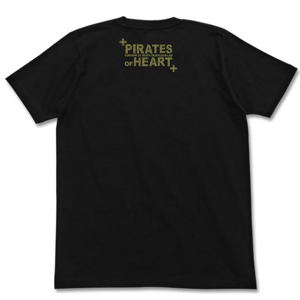 One Piece Pirate Of Heart T-shirt Black (L Size)