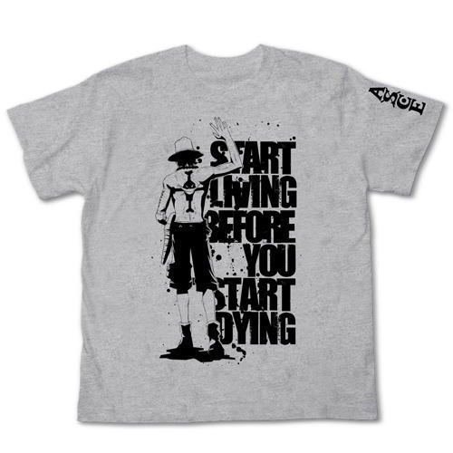 One Piece Ace Waygoing T-shirt Mix (Gray | Size L) image 1