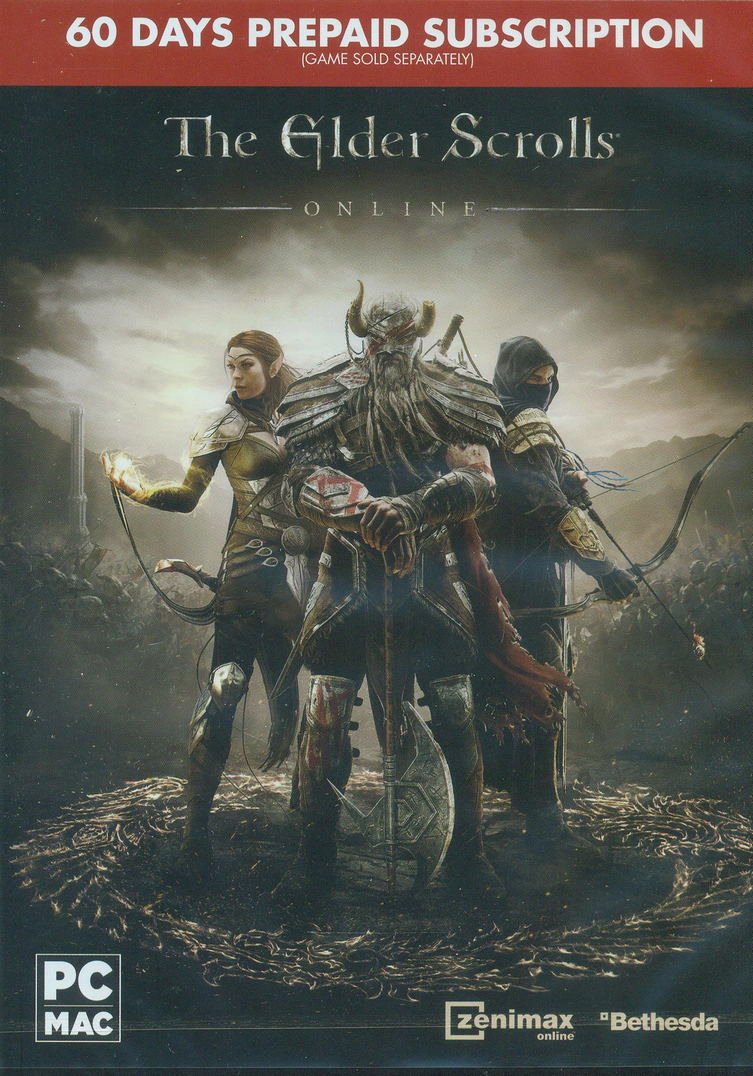 The Elder Scrolls Online 60Day Prepaid Subscription Card digital for
