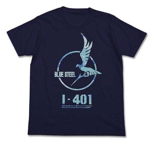 Arpeggio of Blue Steel -Ars Nova- T-Shirt Navy L: I-401 (L Size) image 1