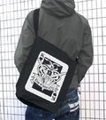 Mobile Fighter G Gundam - King Of Heart Shoulder Tote Bag Black thumbnail 3