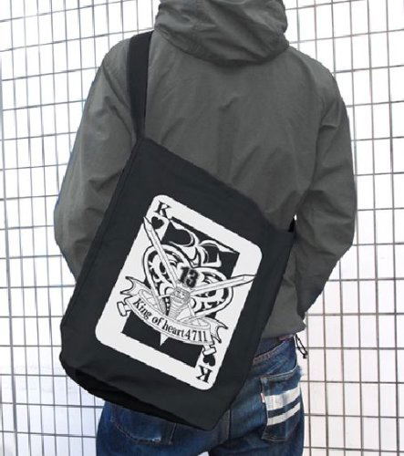 Mobile Fighter G Gundam - King Of Heart Shoulder Tote Bag Black image 3