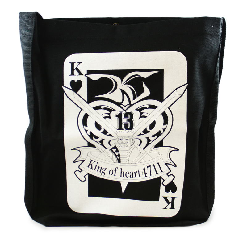 Mobile Fighter G Gundam - King Of Heart Shoulder Tote Bag Black image 1