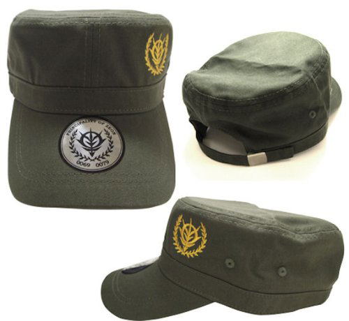 Mobile Suit Gundam Zeon Embroidered Work Cap Moss image 3