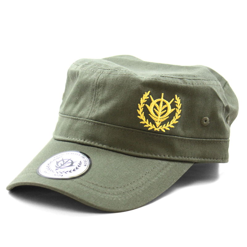 Mobile Suit Gundam Zeon Embroidered Work Cap Moss image 1
