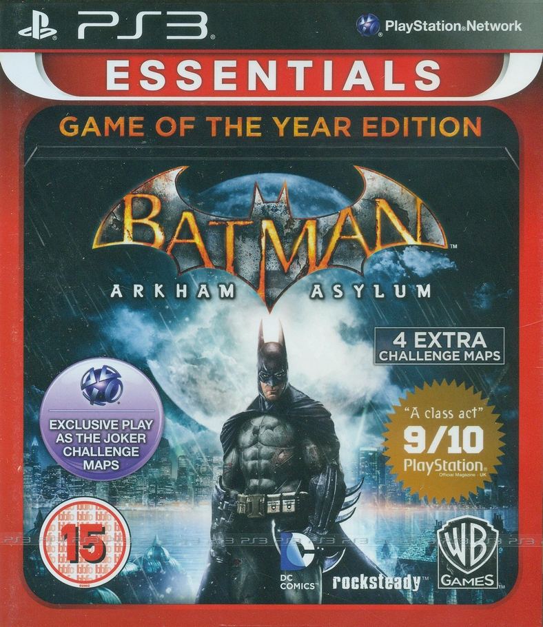 Batman: Arkham Asylum (Game of the Year Edition - Essentials) for  PlayStation 3