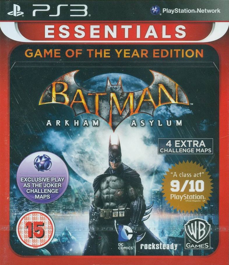 Batman: Arkham Asylum (Game of the Year Edition - Essentials) for PlayStation  3
