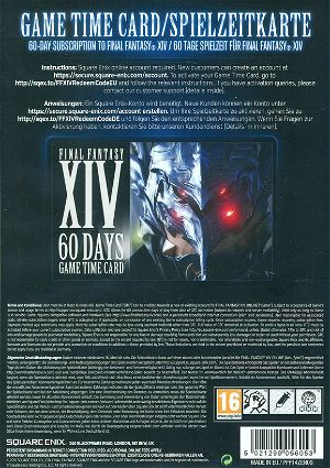 Final Fantasy XIV Online 60 Days Prepaid Card (EUROPE REGION ONLY)