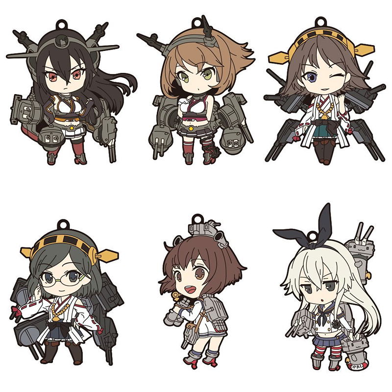 Nendoroid Plus Kantai Collection Trading Rubber Strap: 3rd Fleet Vol.3 (Set of 6 pieces) image 1