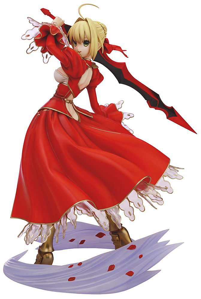 Fate/Extra 1/7 Scale Pre-Painted Figure: Saber Extra Kotobukiya Ver. (Re-run) image 1