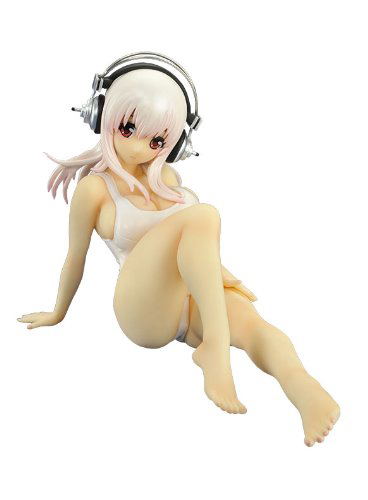 Nitro Super Sonic: Super Sonico White School Swim Wear Ver. image 1