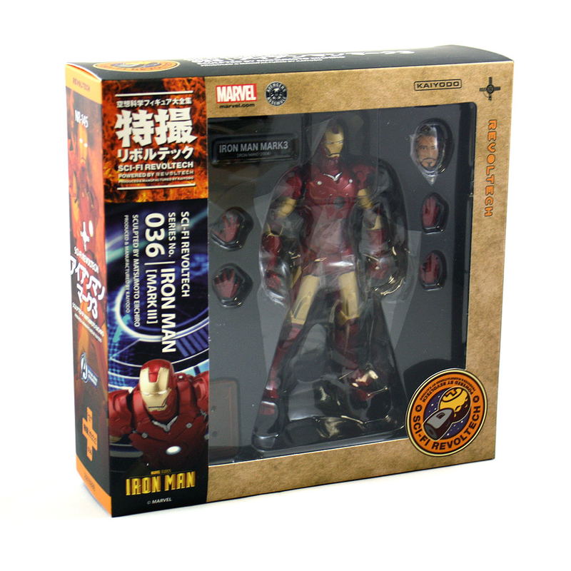 SCI-FI Revoltech Series No.036 Iron Man: Mark 3 (Re-run) image 11