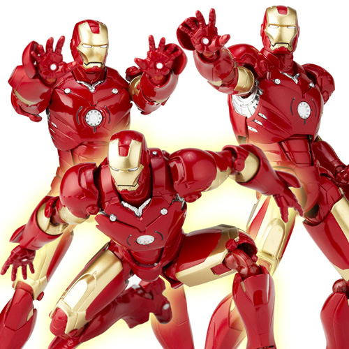 SCI-FI Revoltech Series No.036 Iron Man: Mark 3 (Re-run) image 6