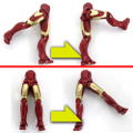 SCI-FI Revoltech Series No.036 Iron Man: Mark 3 (Re-run) thumbnail 7