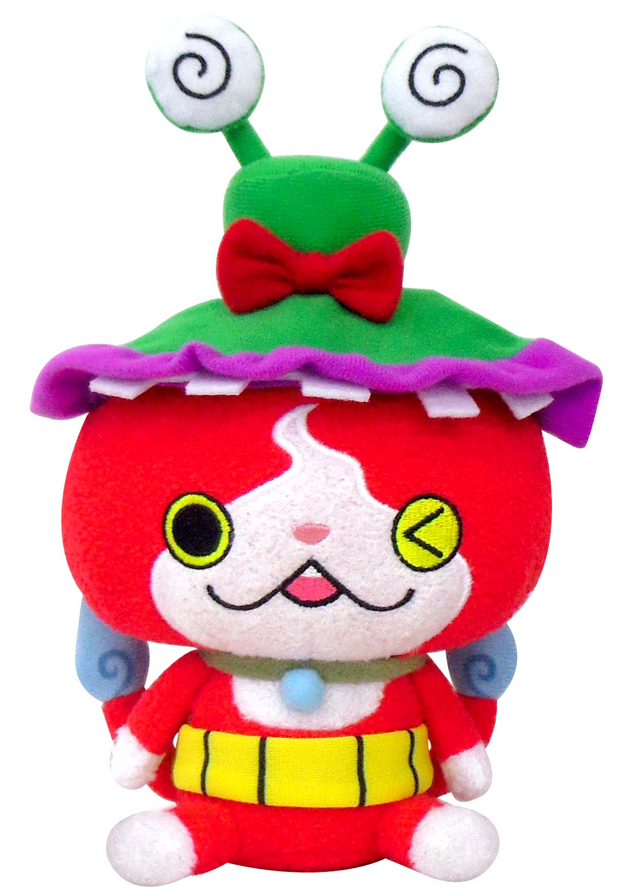 Youkai Watch Kuttari Plush: Jibanyan × Wasuren Hat