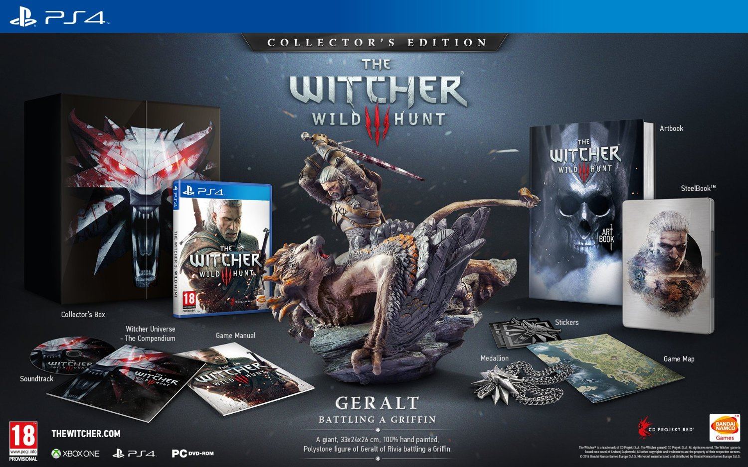 Shop Bandai The Witcher 3: Wild Hunt for PS4