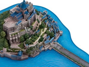 World Heritage Kumkum Puzzle: Mont-Saint-Michel [stopped production]_