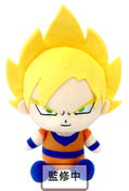 Dragon Ball Kai Mini Plush Cushion Vol. 2: Son Goku (Super Saiya-jin) thumbnail 1