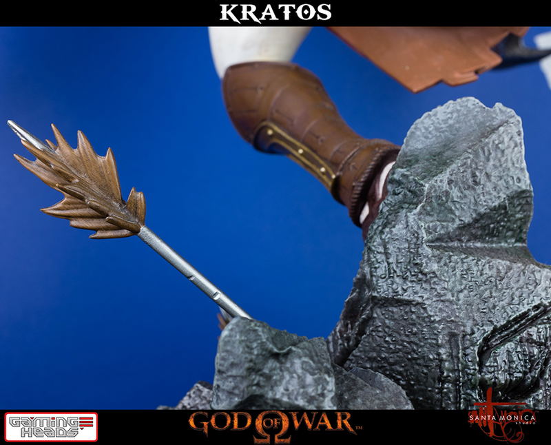 God of War Statue: Lunging Kratos image 12