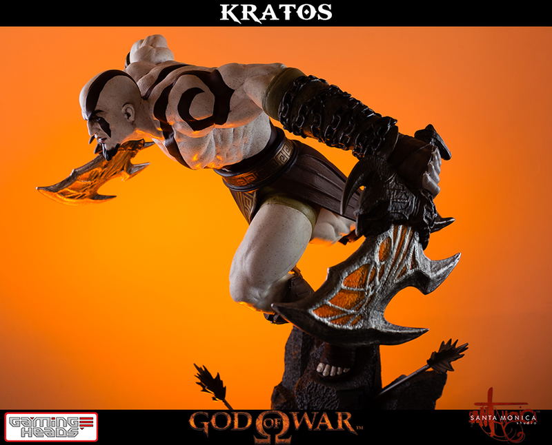 God of War Statue: Lunging Kratos image 2