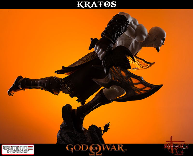 God of War Statue: Lunging Kratos image 5