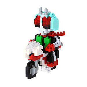 Nanoblock NBTN-007: Masked Rider 2 & New Cyclone_