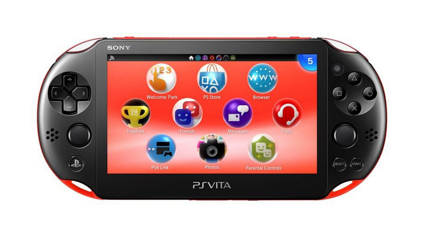 PS Vita PlayStation Vita New Slim Model - PCH-2006 (Red & Black)