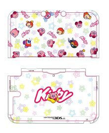 3DS LL Character Hard Cover (Kirby & Star) image 1